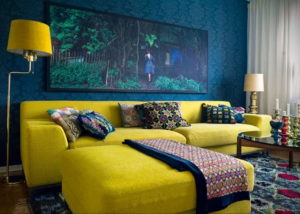 желтый цвет стен в интерьере 09.10.2019 №014 -yellow in interior- design-foto.ru