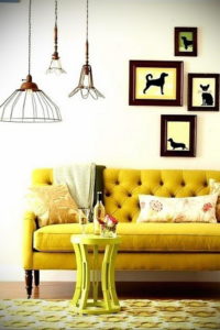 желтый цвет стен в интерьере 09.10.2019 №067 -yellow in interior- design-foto.ru