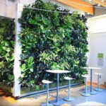 зеленая стена в интерьере 06.10.2019 №001 -green in the interior- design-foto.ru