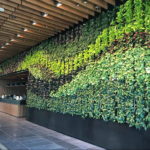 зеленая стена в интерьере 06.10.2019 №014 -green in the interior- design-foto.ru