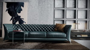 зеленый диван в интерьере 06.10.2019 №025 -green in the interior- design-foto.ru