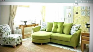 зеленый диван в интерьере 06.10.2019 №046 -green in the interior- design-foto.ru