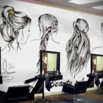 интерьер стен в салоне красоты 23.09.2019 №015 -beauty salon interior- design-foto.ru