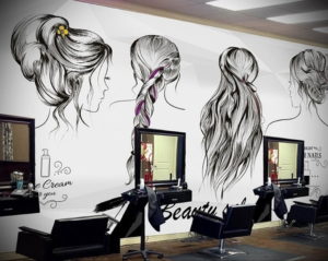 интерьер стен в салоне красоты 23.09.2019 №015 -beauty salon interior- design-foto.ru