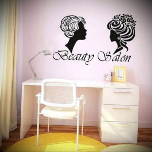 интерьер стен в салоне красоты 23.09.2019 №023 -beauty salon interior- design-foto.ru
