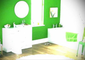 интерьеры зеленой ванны 06.10.2019 №011 -green in the interior- design-foto.ru