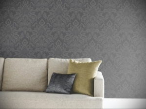 обои серого цвета в интерьере 24.09.2019 №020 -gray interior- design-foto.ru