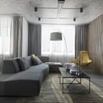 пример серого интерьера на фото 24.09.2019 №003 -gray interior- design-foto.ru