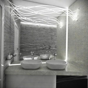 серый цвет в ванной интерьер 24.09.2019 №023 -gray interior- design-foto.ru