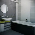 серый цвет в ванной интерьер 24.09.2019 №028 -gray interior- design-foto.ru
