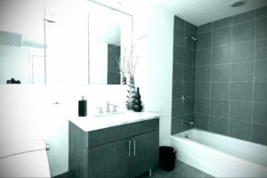 серый цвет в ванной интерьер 24.09.2019 №039 -gray interior- design-foto.ru