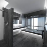 серый цвет в ванной интерьер 24.09.2019 №040 -gray interior- design-foto.ru