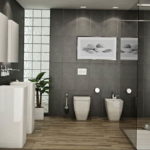 серый цвет в ванной интерьер 24.09.2019 №041 -gray interior- design-foto.ru