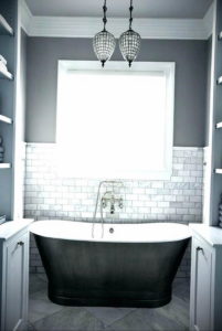 серый цвет в ванной интерьер 24.09.2019 №053 -gray interior- design-foto.ru