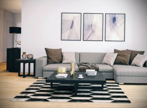 серый цвет в интерьере гостиной 24.09.2019 №017 -gray interior- design-foto.ru