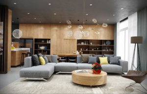 серый цвет в интерьере гостиной 24.09.2019 №032 -gray interior- design-foto.ru
