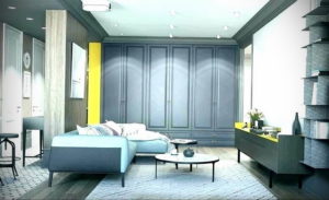 серый цвет в интерьере гостиной 24.09.2019 №044 -gray interior- design-foto.ru