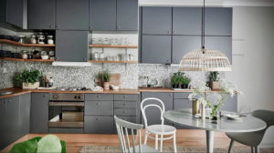 серый цвет в интерьере кухни 24.09.2019 №002 -gray interior- design-foto.ru