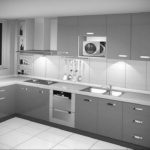 серый цвет в интерьере кухни 24.09.2019 №004 -gray interior- design-foto.ru
