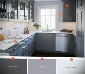 серый цвет в интерьере кухни 24.09.2019 №011 -gray interior- design-foto.ru