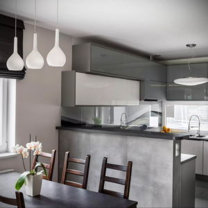серый цвет в интерьере кухни 24.09.2019 №013 -gray interior- design-foto.ru