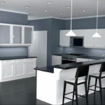 серый цвет в интерьере кухни 24.09.2019 №025 -gray interior- design-foto.ru