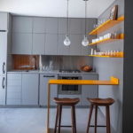 серый цвет в интерьере кухни 24.09.2019 №029 -gray interior- design-foto.ru