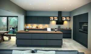 серый цвет в интерьере кухни 24.09.2019 №057 -gray interior- design-foto.ru