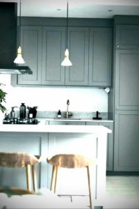 серый цвет в интерьере кухни 24.09.2019 №059 -gray interior- design-foto.ru