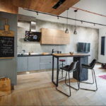 серый цвет в интерьере кухни 24.09.2019 №063 -gray interior- design-foto.ru