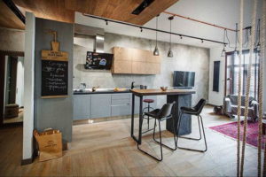 серый цвет в интерьере кухни 24.09.2019 №063 -gray interior- design-foto.ru