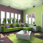 сочетание зеленого в интерьере 06.10.2019 №016 -green in the interior- design-foto.ru