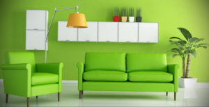 сочетание зеленого в интерьере 06.10.2019 №018 -green in the interior- design-foto.ru
