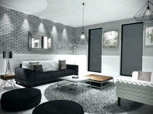 темно серый цвет в интерьере 24.09.2019 №033 -gray interior- design-foto.ru