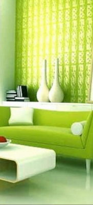 фото пример зеленого в интерьере 06.10.2019 №002 -green in the interior- design-foto.ru
