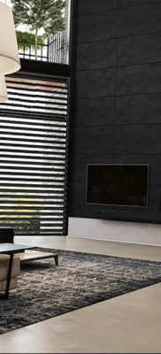 черные жалюзи в интерьере 19.09.2019 №017 — black blinds in the interior — design-foto.ru