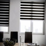 черные жалюзи в интерьере 19.09.2019 №053 - black blinds in the interior - design-foto.ru