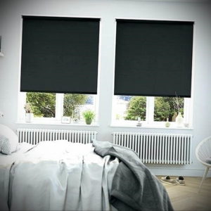черные жалюзи в интерьере 19.09.2019 №061 - black blinds in the interior - design-foto.ru