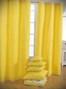 шторы желтого цвета в интерьере 09.10.2019 №014 -yellow in interior- design-foto.ru