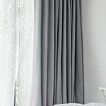 шторы серого цвета в интерьере 24.09.2019 №024 -gray interior- design-foto.ru