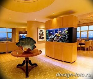 фото Аквариум в интерьере 28.11.2018 №027 - photo Aquarium in the interior - design-foto.ru