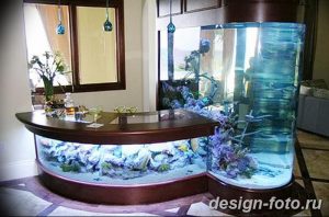 фото Аквариум в интерьере 28.11.2018 №054 - photo Aquarium in the interior - design-foto.ru