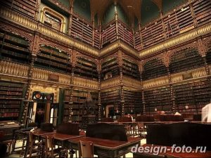 фото Интерьер библиотеки 28.11.2018 №012 - photo Library interior - design-foto.ru