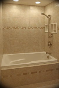 Фото бежевая ванна интерьер 14.08.2019 №002 - beige bathtub interior - design-foto.ru