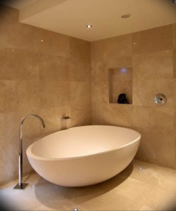 Фото бежевая ванна интерьер 14.08.2019 №003 - beige bathtub interior - design-foto.ru
