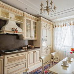 Фото бежевая кухня в интерьере 14.08.2019 №015 - beige kitchen in the inte - design-foto.ru
