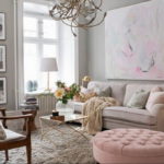 Фото бежево розовый интерьер 14.08.2019 №001 - beige pink interior - design-foto.ru