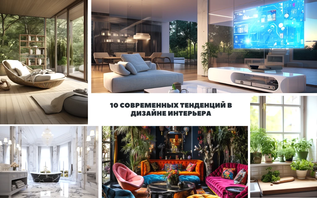 10 СОВРЕМЕННЫХ ТЕНДЕНЦИЙ В ДИЗАЙНЕ ИНТЕРЬЕРА - информация и фото 04122023