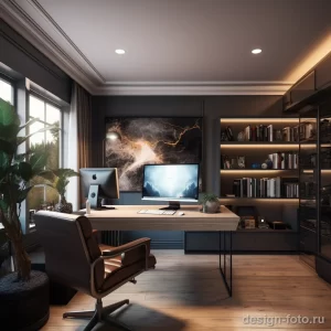 AI Driven Home Office Design stylize v cfb c d b eccfba 071223 design-foto.ru