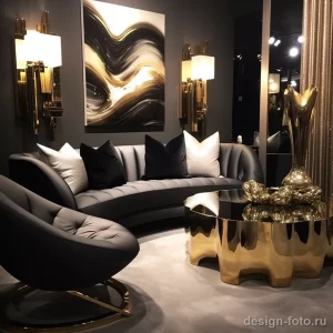 Adding metallic accents for a touch of glamour in co bba a d c ddbbc _1_2 131223 design-foto.ru